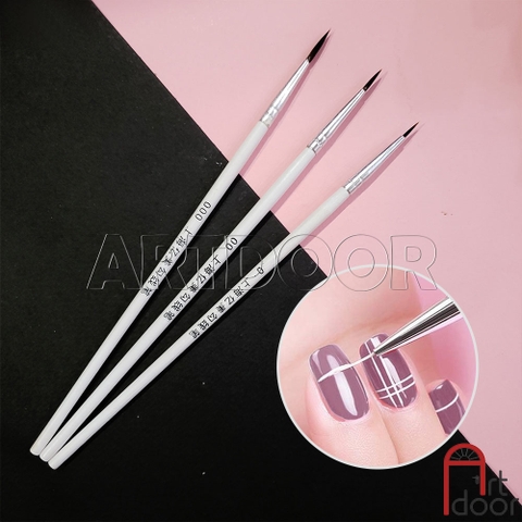 Cọ vẽ Tỉa nét siêu mảnh (giá Rẻ) tập vẽ màu Nước, Acrylic, Gouache, đất sét, số hoá