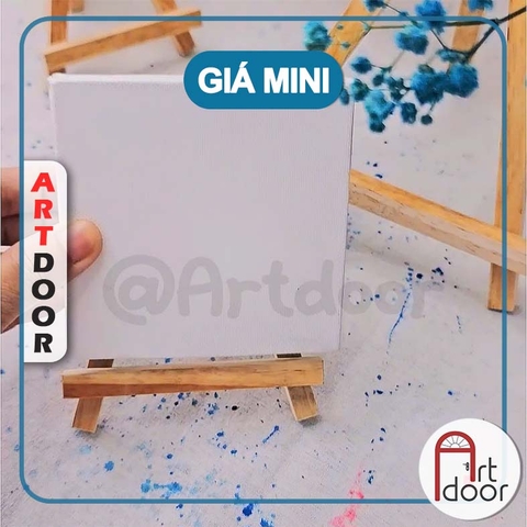 Giá vẽ tranh (Mini) đỡ điện thoại, ipad, kê tranh ảnh tranh trí bàn học, gỗ dày