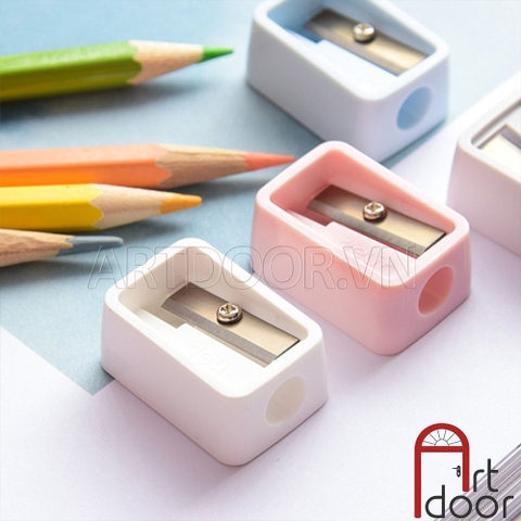 Gọt chuốt bút chì DELI Pastel mini màu ngẫu nhiên (1 chiếc)