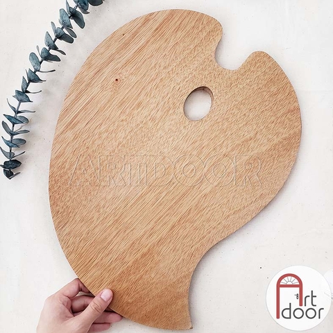 Khay Bảng pha màu ART SECRET Oval bằng Gỗ (palette)