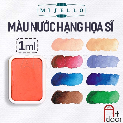 Màu nước chiết MIJELLO Mission Gold (Chiết 1ml) hạng họa sĩ Hàn Quốc chuyên nghiệp
