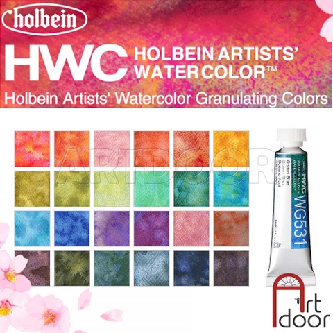 Màu Nước HOLBEIN Artist dòng Tách lớp hạng hoạ sĩ lẻ (1ml/ 5ml)