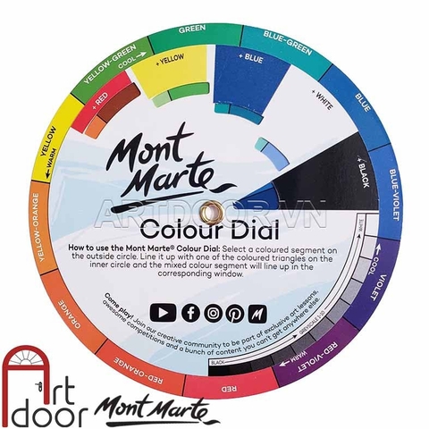 Bảng hướng dẫn pha màu MONT MARTE Colour