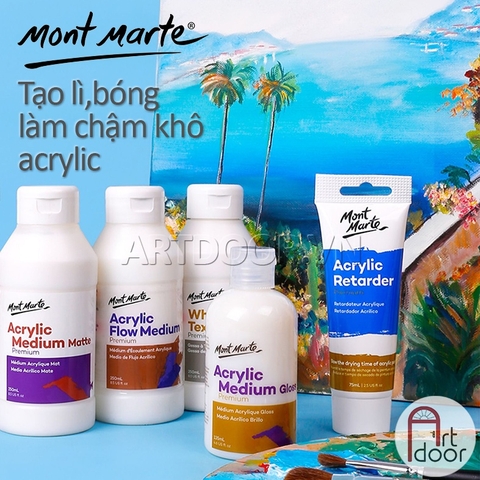 PK Dung môi pha Acrylic MONT MARTE phủ bóng, mượt, lì (đủ loại)