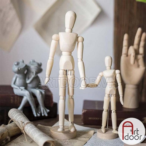 Hình nhân KUELOX tạo dáng vẽ tranh có khớp điều chỉnh
