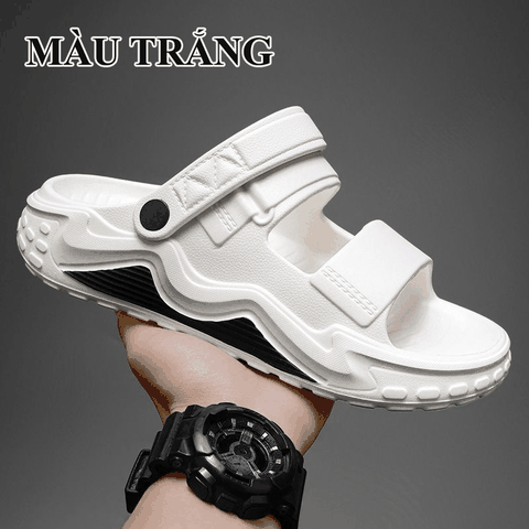 Dép thời trang nam G00044 thiết kế nhựa dẻo đúc nguyên khối đa dạng màu sắc nam tính
