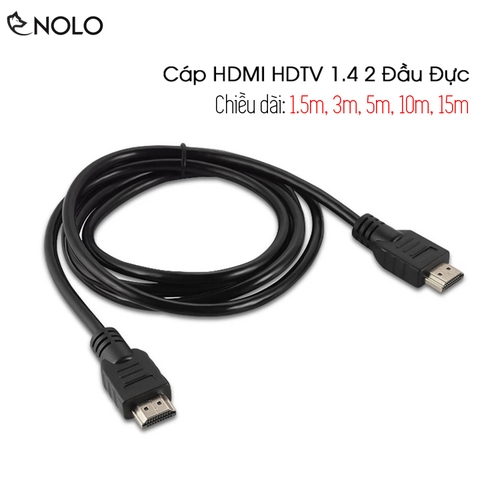 Cáp Truyền Tải Nội Dung Tín Hiệu Hình Ảnh Âm Thanh HDTV HDMI 1.4 Nhiều Chiều Dài 1.5m 3m 5m 10m 15m