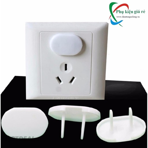 Combo 10 nút bịt ổ điện 2 chân