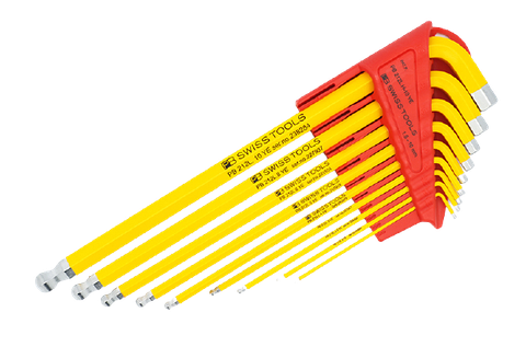 PB 212L H-10 YE - Bộ lục giác đầu bi PB SWISS TOOLS -# 424455.0700