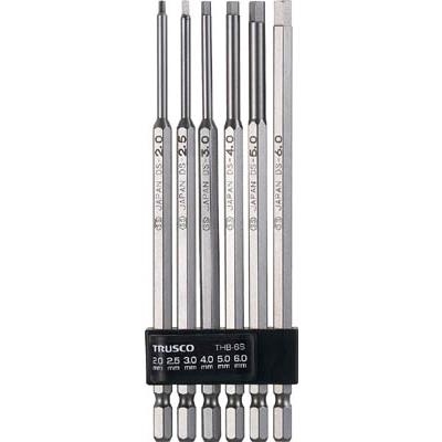 Bộ đầu vặn lục năng thân dài  6Pc Trusco - # THBL-6S (Long Hex Bit Set)