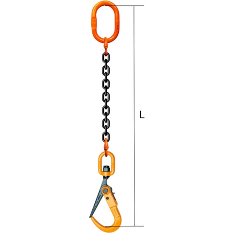 Kondotec Việt Nam | Kondotec Chain Sling with Hook for Steel Plates M-SLH3A-3Tx1M MW6124632