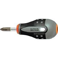 Tuốc nơ vít thân ngắn 4 cạnh cỡ 2 x25mm Bahco - # DE-8602 (Ergonomic Screwdriver)