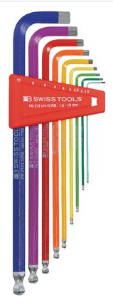 PB 212LH-10RB - Bộ lục giác đầu bi PB SWISS TOOLS  -# 424450.0100