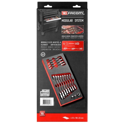 Bộ dụng cụ đa năng 12 chi tiết FACOM- #MODM.467BFJ12PB