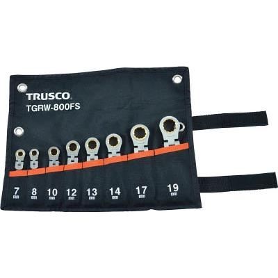 Bộ cờ lê răng gập góc Trusco - # TGRW-800FS (Ratchet Cobination Wrench)