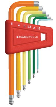 PB 212H-6RB - Bộ lục giác đầu bi PB SWISS TOOLS  -# 424450.0030