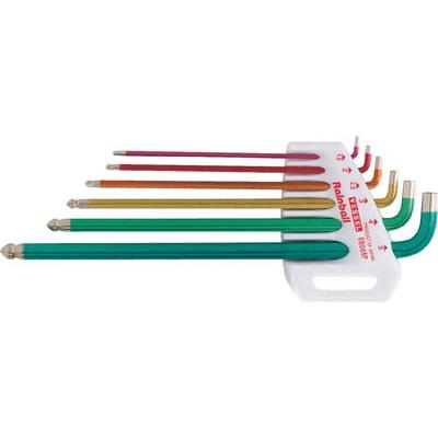 Bộ lục giác đầu bi nhiều màu Vessel - #8806BP (RAINBALL L-WRENCH)