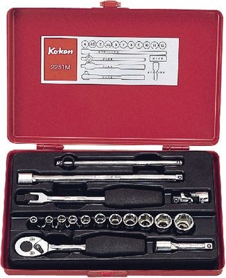 2251M- Bộ tuýp hệ mét KOKEN - # 426200.0100