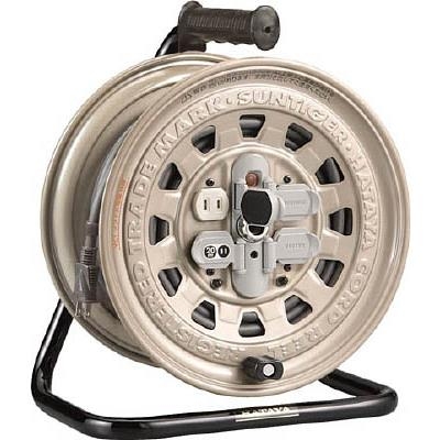 Cuộn dây rulo điện công nghiệp, phích cắm đúc sẵn và đấu nối với ổ cắm, có vỏ bọc cách điện cao su mềm đàn hồi mã GT-30 ( MW1062751), hiệu Hataya/ Nhật, mới 100%