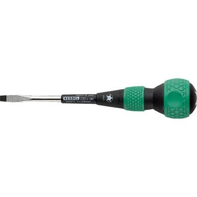 Tô vít 2 cạnh cỡ 6x100mm Vessel - # 230-6-100 ( Ball Grip Screwdriver )