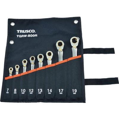 Bộ cờ lê răng cóc đảo chiều Trusco - # TGRW-800R (Ratchet Cobination Wrench)