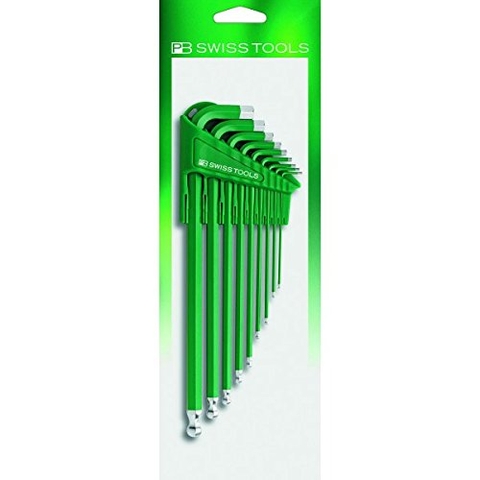 PB 212L H-10 GR- Bộ lục giác đầu bi PB SWISS TOOLS -# 424455.0300