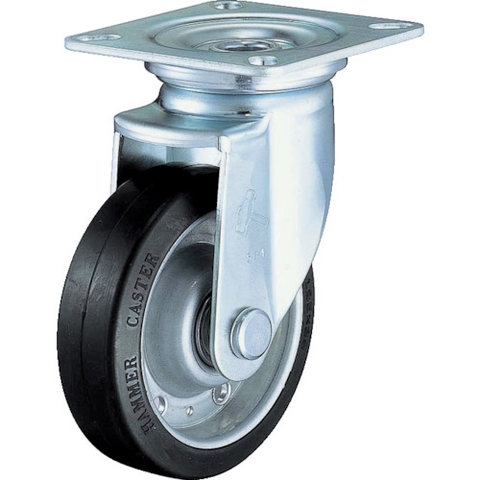 Hammer Caster Việt Nam | Hammer plate type caster 420J series (pressed rubber wheel) Flexible MW3030105