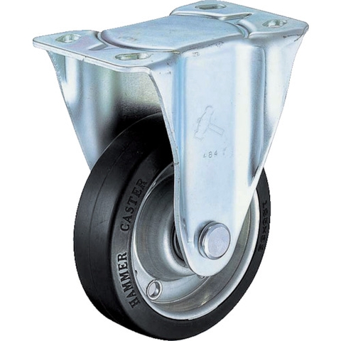 Hammer Caster Việt Nam | Hammer plate type caster 420J series (pressed rubber wheel) fixed MW3092658