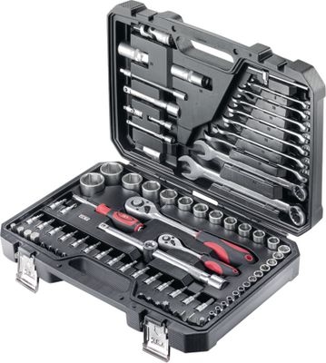 Bộ dụng cụ sửa chữa  1/2 và 1/4  inch gồm 82 chi tiết JET - #428861