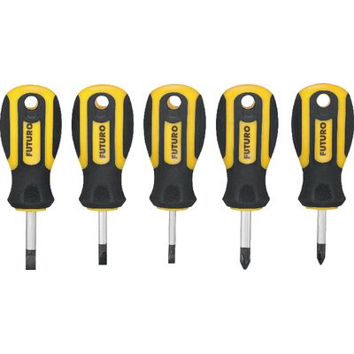 Bộ tô vít thân ngắn 5 chi tiết  FUTURO - # 435415.0100