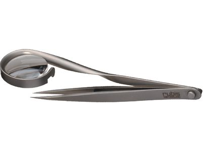 1K020 - Nhíp kẹp inox với kính lúp RUBIS -# 448800