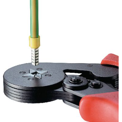 Kìm bấm cos tự động có chiều dài 180 mm, có khả năng ép cos 0.08...16 mm mã 450073.0200, code 350073.0200 ( 975304), hiệu Knipex/ Đức, mới 100%