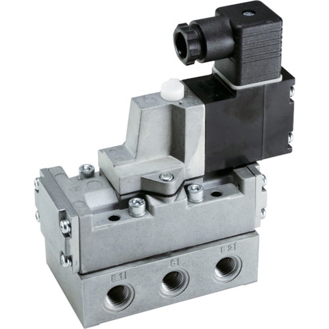 CKD Việt Nam | CKD pilot operated 5 port valve SELEX valve 4F4 series sub plate piping MW5806780