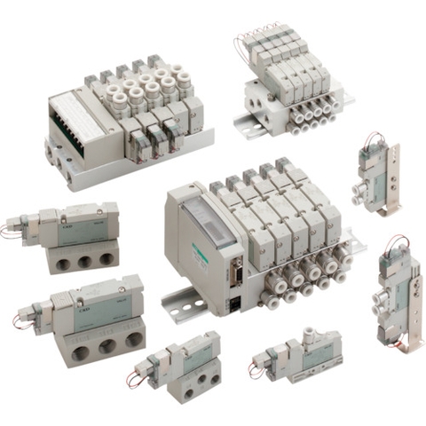 CKD Việt Nam | CKD Pilot operated 5 port valve 4GB3 series base piping MW1240980