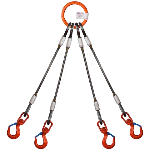 Taiyo Seiki Kogyo Việt Nam | Taiyo 4-strand wire sling, 1.6tx 1m (V-bell specification) (1015096) MW5212891