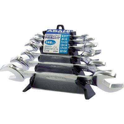Bộ cờ lê 2 đầu mở Asahi - #SLES6 (Spanner)