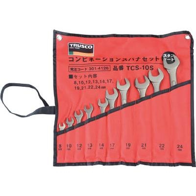 Bộ cờ lê tròng 10Pc Trusco - # TCS-10S (Combination Spanner)