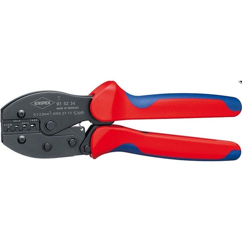 Kìm ép cos pin rỗng đôi trần Knipex - #9752-34 (Crimp lever plier Preciforce)