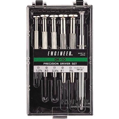 Bộ tô vít điện tử 6Pc ENGINEER - # DK-10 (Precision Driver)
