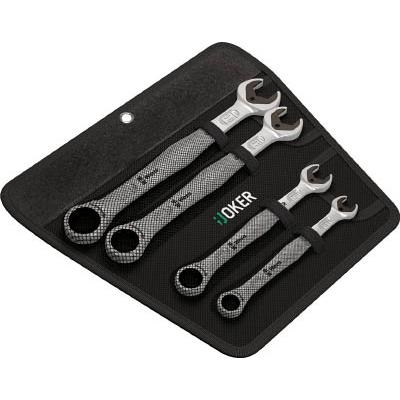 Bộ cờ lê răng 4Pc Wera- # 020020 (Joker Ratcheting Combination Wrench)