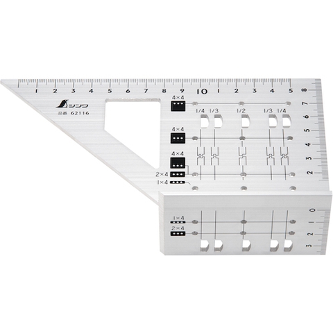 SHINWA Việt Nam | Shinwa 2x4 fixed ruler aluminum MW5793655