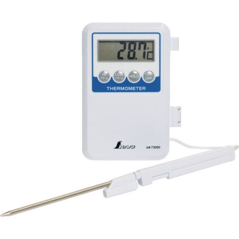 Shinwa Measurement Việt Nam | Shinwa Digital Thermometer H-1 Remote Measurement Probe Waterproof Type MW1100547
