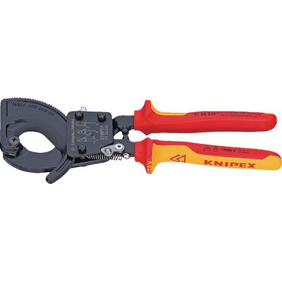 9536 - Kìm cắt cáp bánh cóc cách điện 1000 V  KNIPEX - #  442355