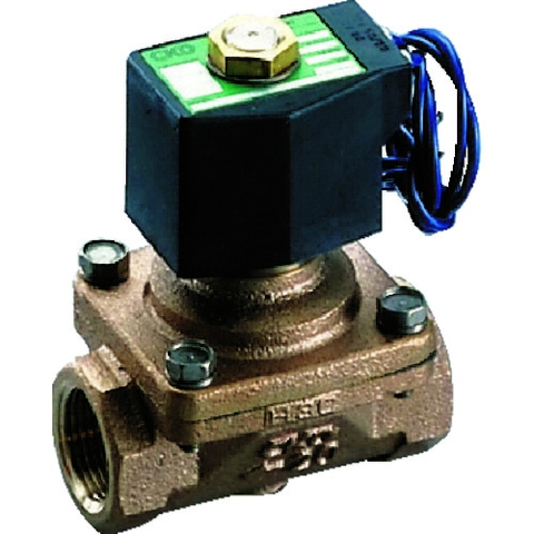 CKD Việt Nam | CKD Pilot kick type 2-port solenoid valve (Multi-Rex valve) ADK11 series Bronze body Grommet lead wire MW1103792
