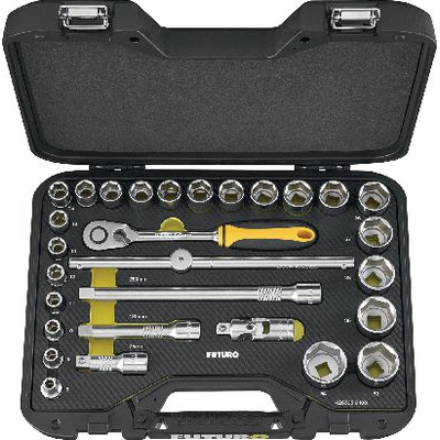 Bộ khẩu, tuýp vặn 1/2 inch gồm 29 chi tiết  FUTURO- #428605