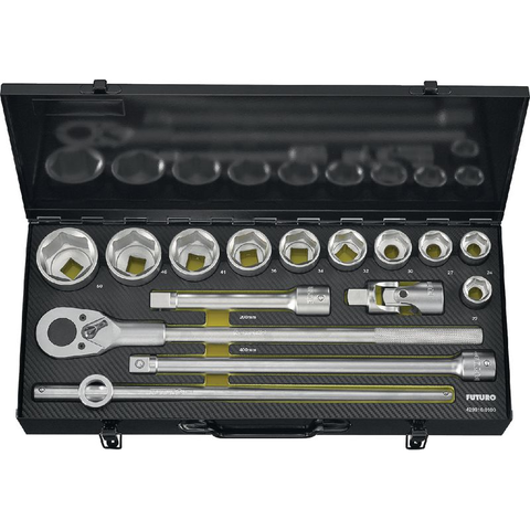 Bộ khẩu, tuýp vặn 3/4 inch gồm 15 chi tiết  FUTURO- #429910