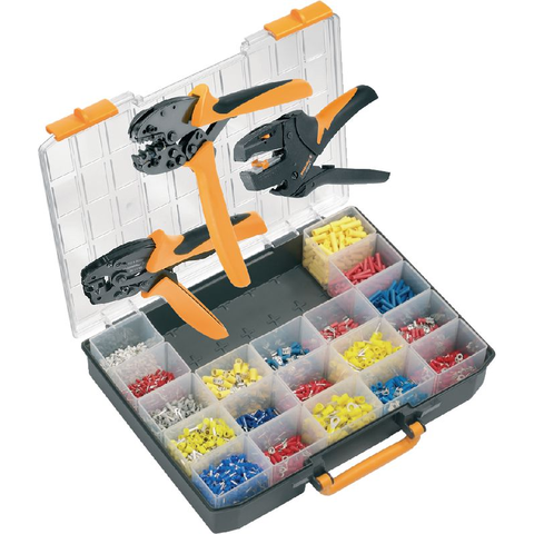 Bộ kìm tuốt dây và ép cos điện  WEIDMÜLLER  - #450095.0100
