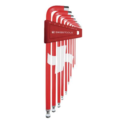 Bộ thanh vặn lục giác gồm 9 chi tiết mã 424460.0100, code 324460.0100 ( PB212LH10CH), hiệu Swiss tools/ Thụy Sỹ, mới 100%