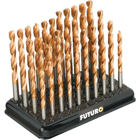 Bộ mũi khoan HSS mạ Titan FUTURO kiểu N - #254460