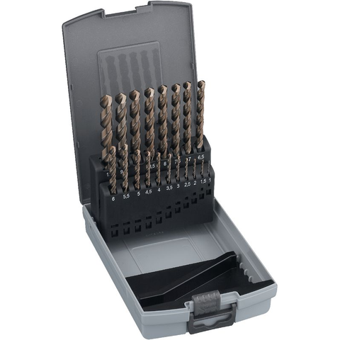 Bộ mũi khoan Inox HSSE-Co5 FUTURO- #254490